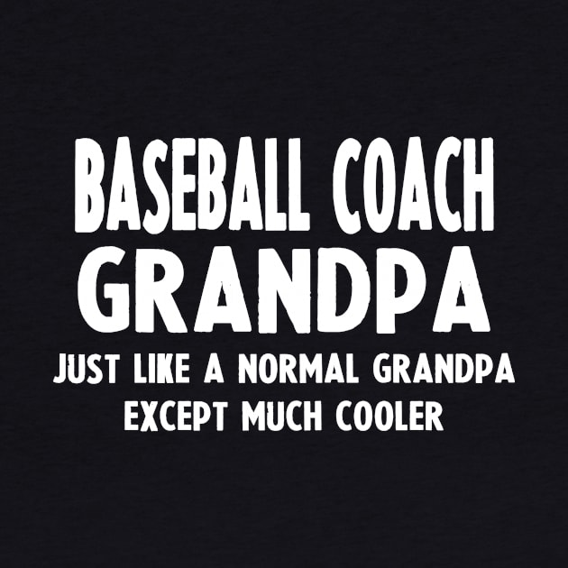 Gifts For Baseball Coach's Grandpa by divawaddle